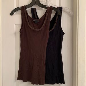 Banana Republic beaded tank tops